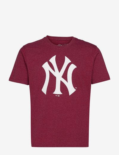 New York Yankees Mono Premium Marl Graphic T-Shirt - t-krekli ar īsām piedurknēm - claret marl