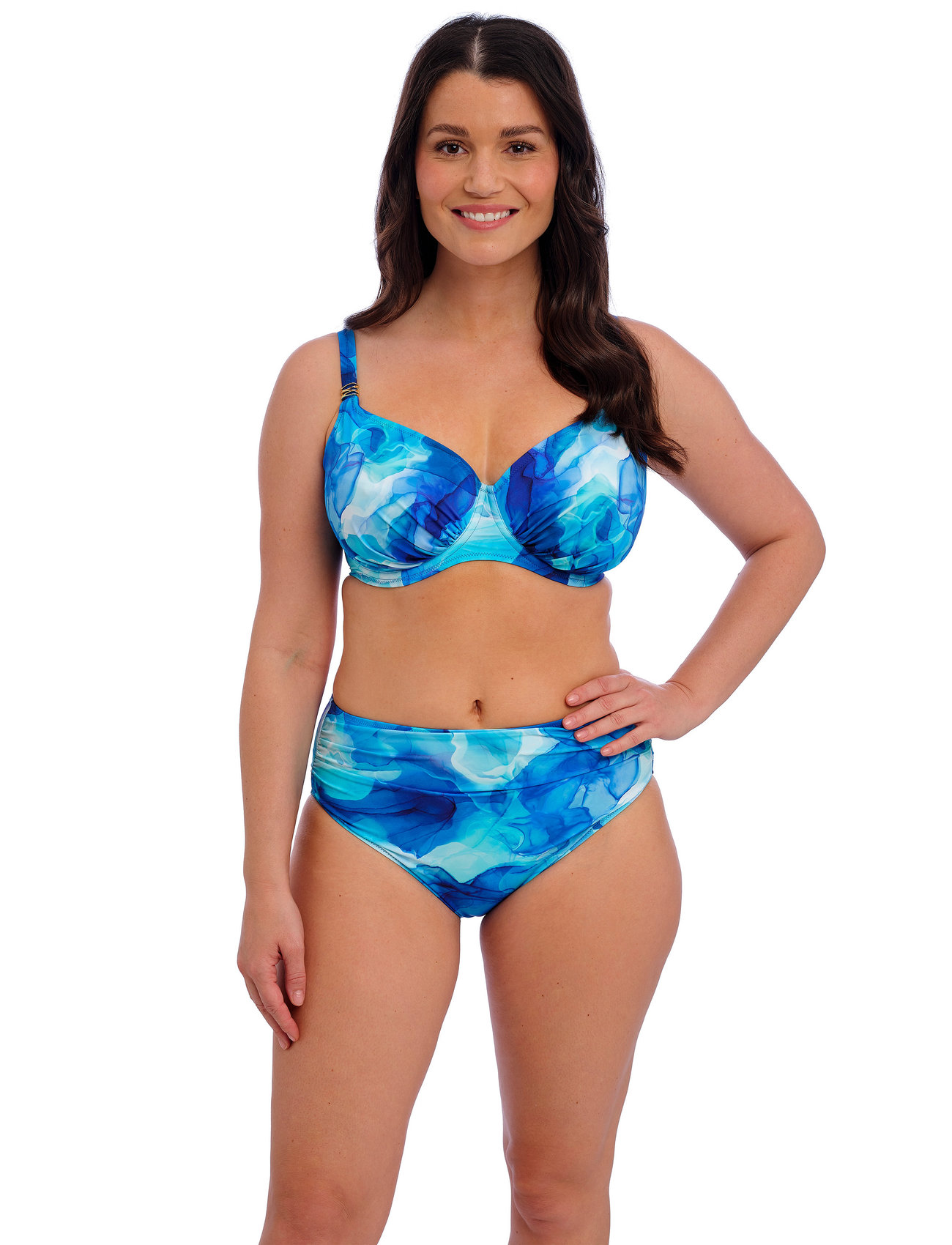 Fantasie Saunton Sands, S, Blue, Bikiniunderdele > Bikinitrusser, Dame