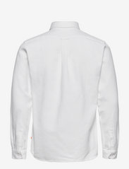Far Afield - Mod Button Down L/S Shirt (Honeycomb) - basic-hemden - white - 1