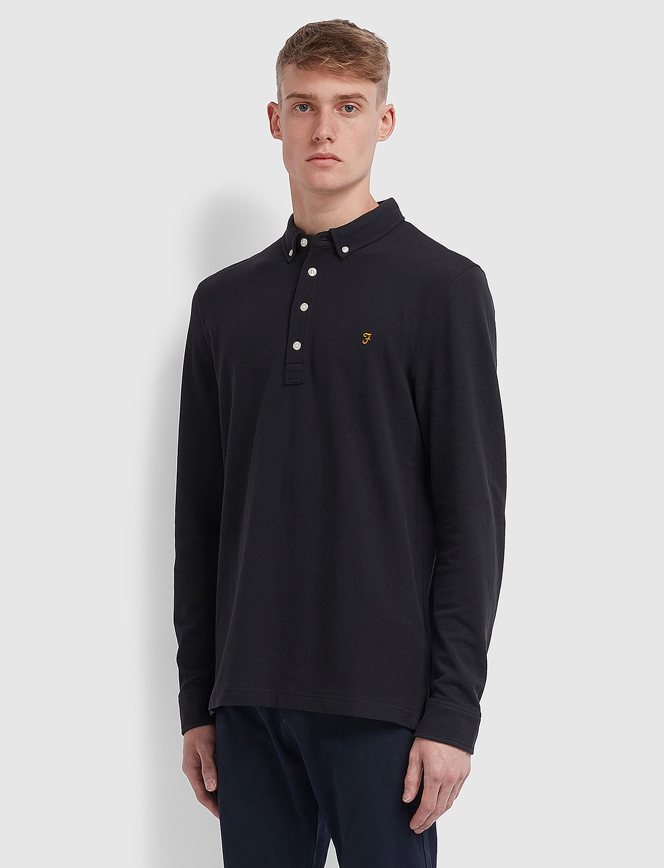 farah polo long sleeve