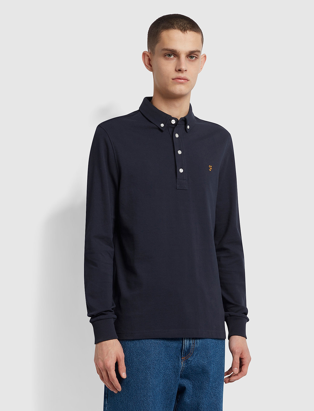 farah polo long sleeve