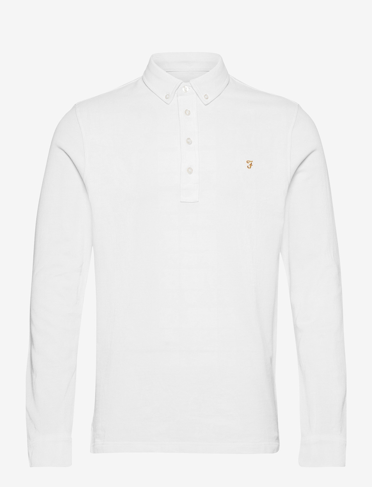 Farah Ricky Long Sleeved Polo Shirt 