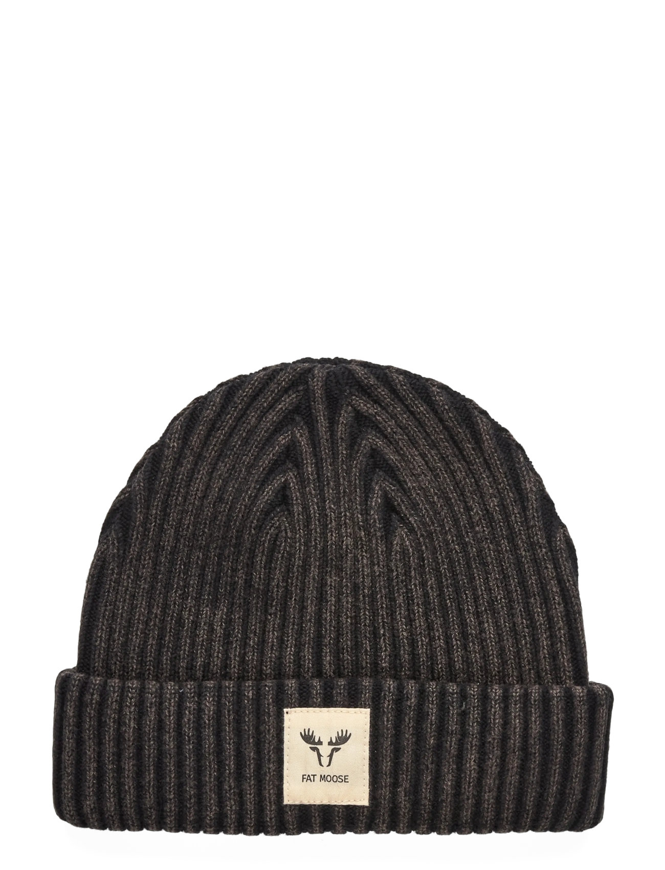 Fat Moose Fat Beanie, One Size, Black, Hovedbeklædning > Huer, Herre