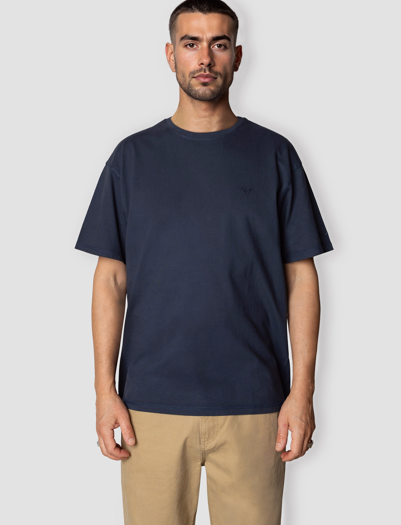 Fat Moose Taylor T-Shirt, M, Navy, T-Shirts > Kortærmede, Herre