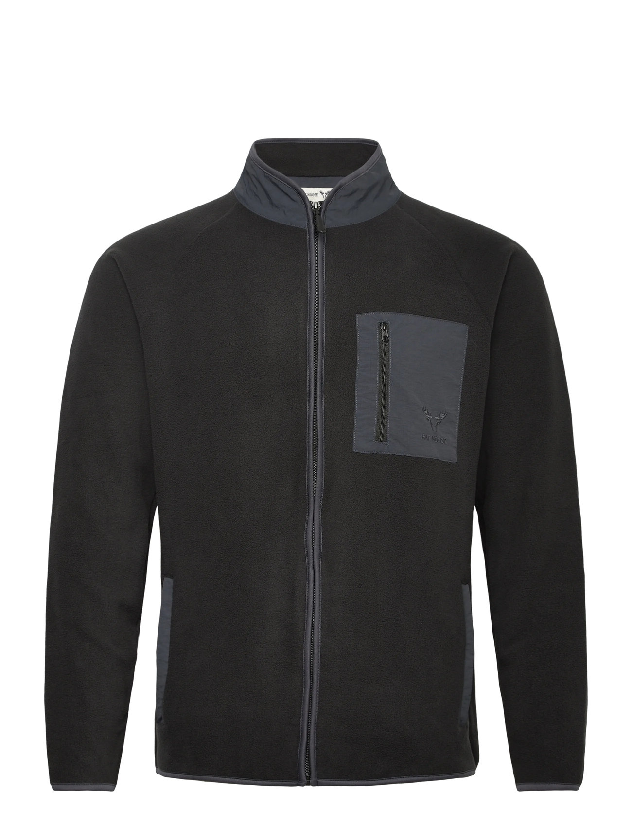 FAT MOOSE Will Fleece Schwarz - S - Herren