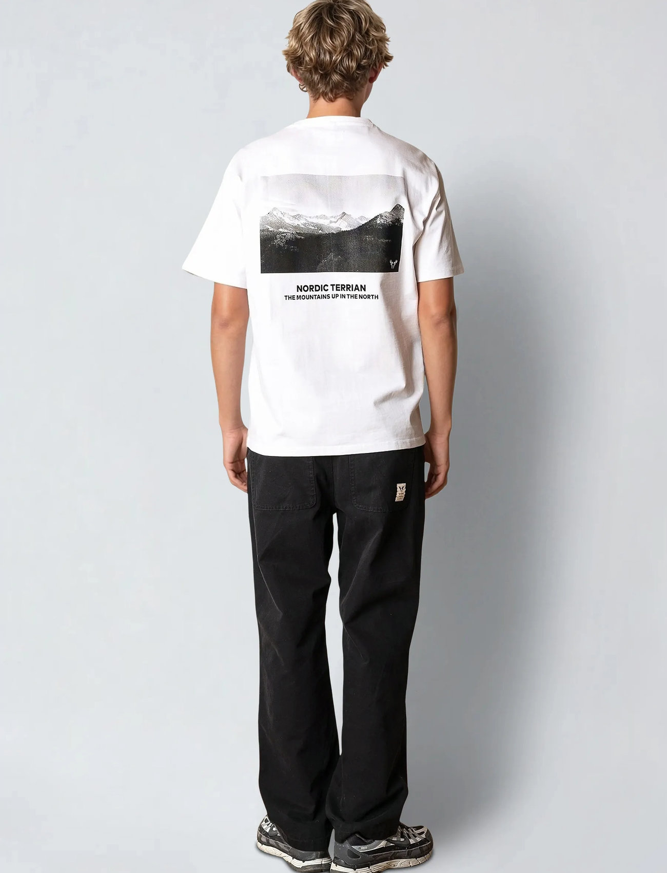 Fat Moose Peak T-Shirt, 3XL, White, T-Shirts > Kortærmede, Herre