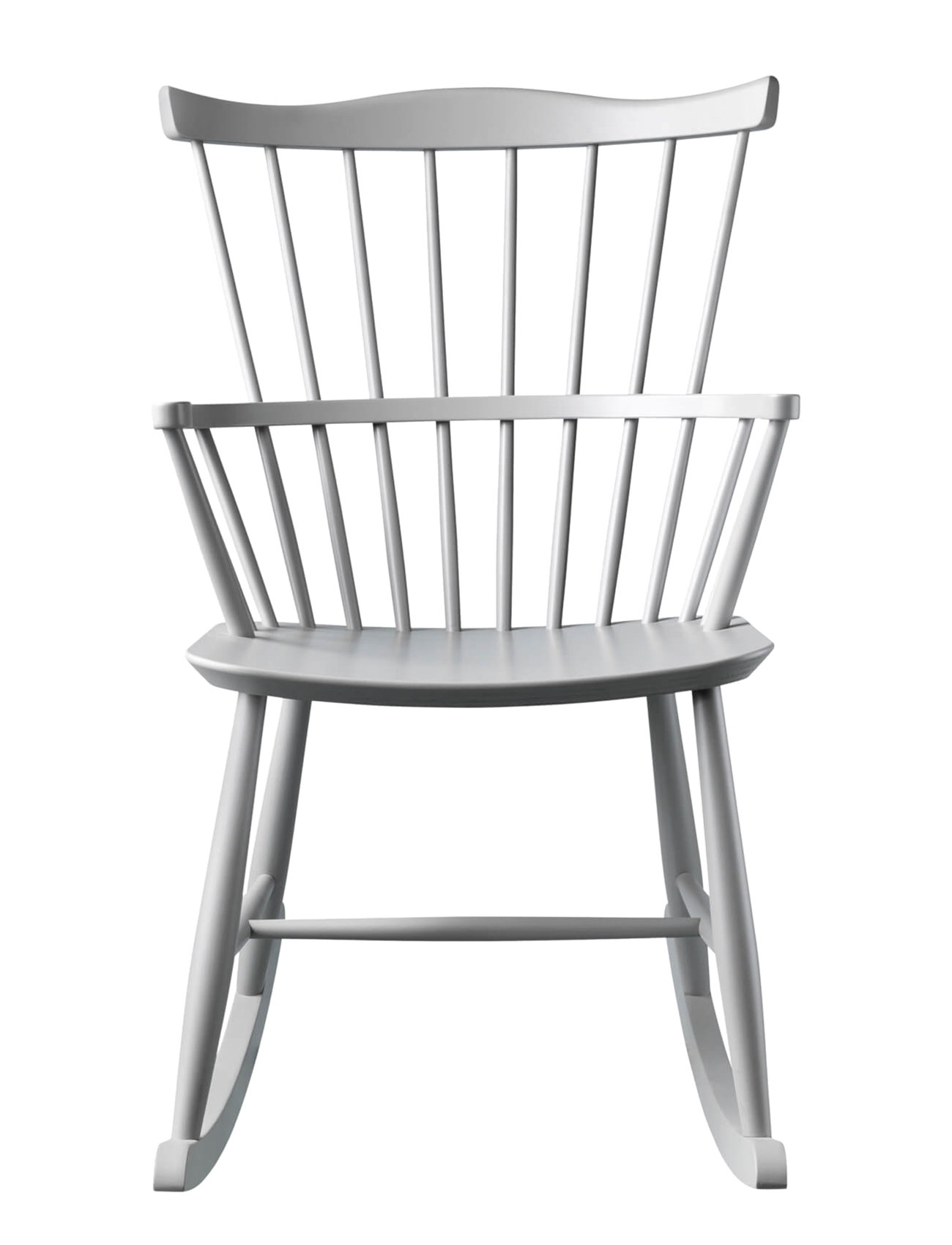 J52G - Rocking Chair Home Furniture Chairs & Stools Armchairs Grey FDB Møbler
