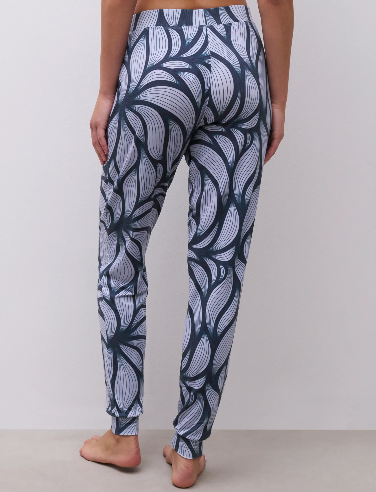 Femilet Yara Trousers, 44, Blue, Nat- Og Loungewear > Bukser, Dame