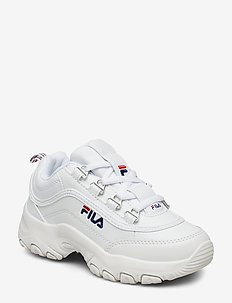 Strada low kids - blinkande sneakers - white