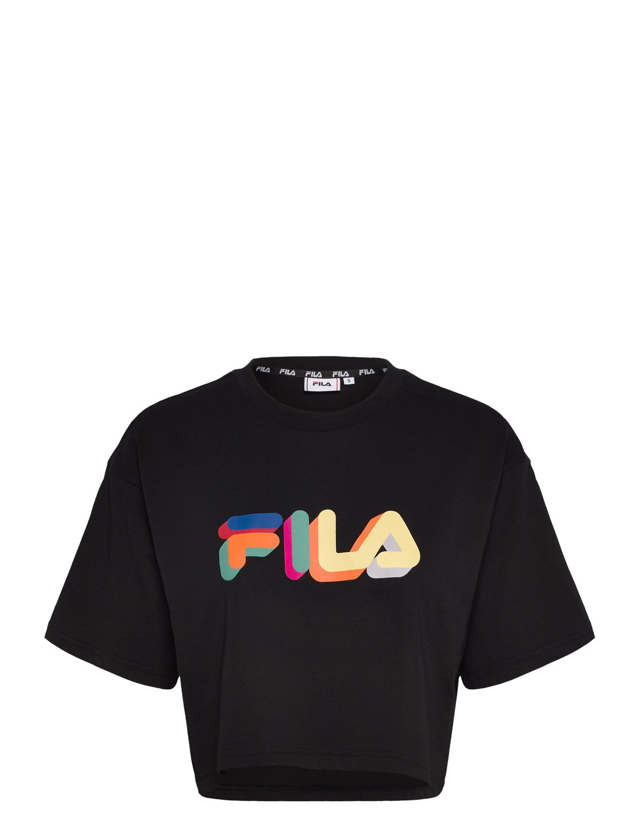 Black fila tee online