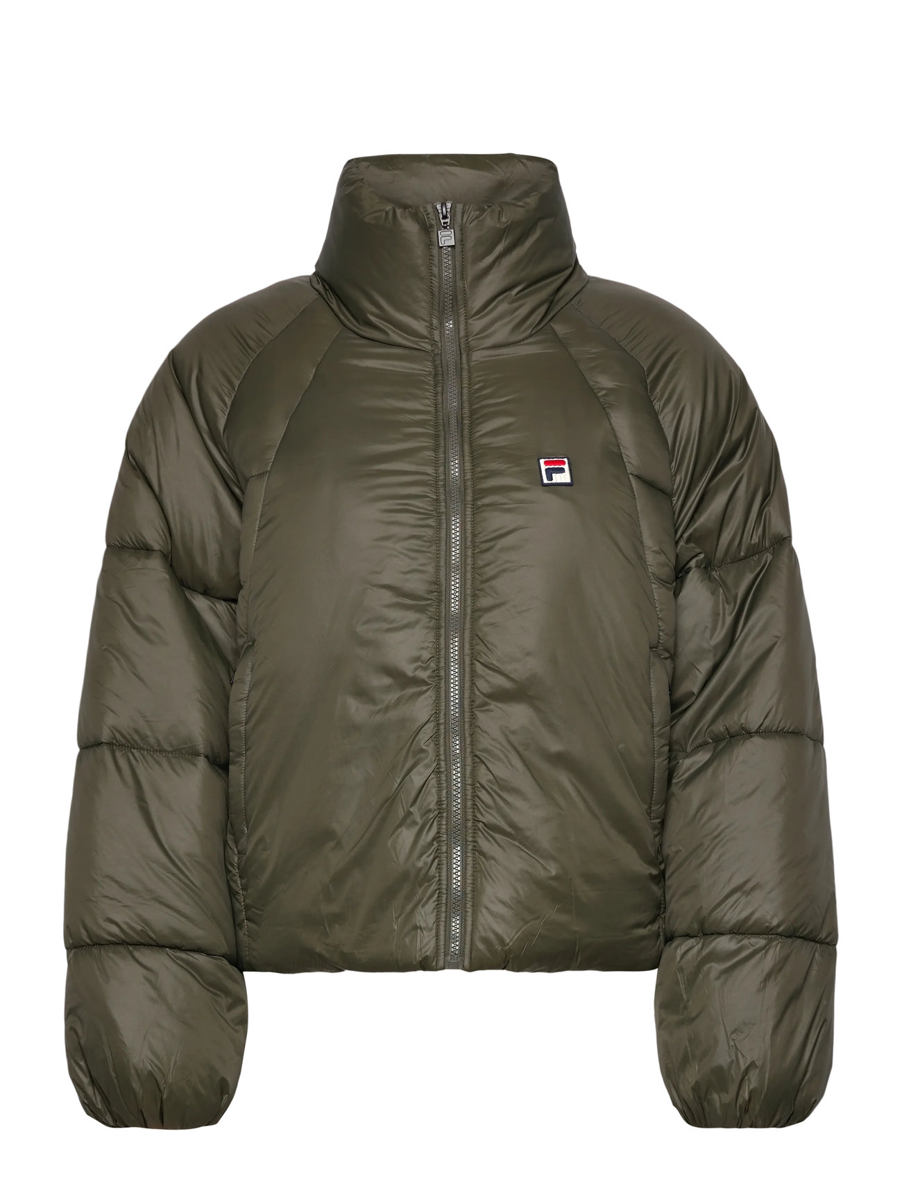 FILA Monterosa Loose Puffer Jacket, S, Khaki green, Sport Jackets > Sport Padded Jackets, Dame