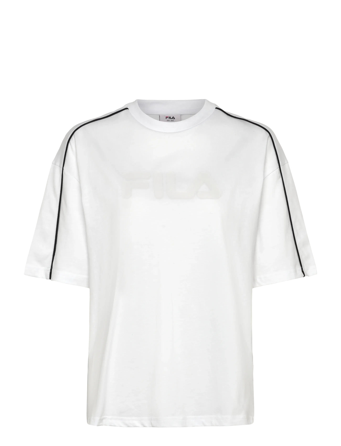 FILA Rivoli Oversized Graphic T-Shirt Weiß - S - Damen