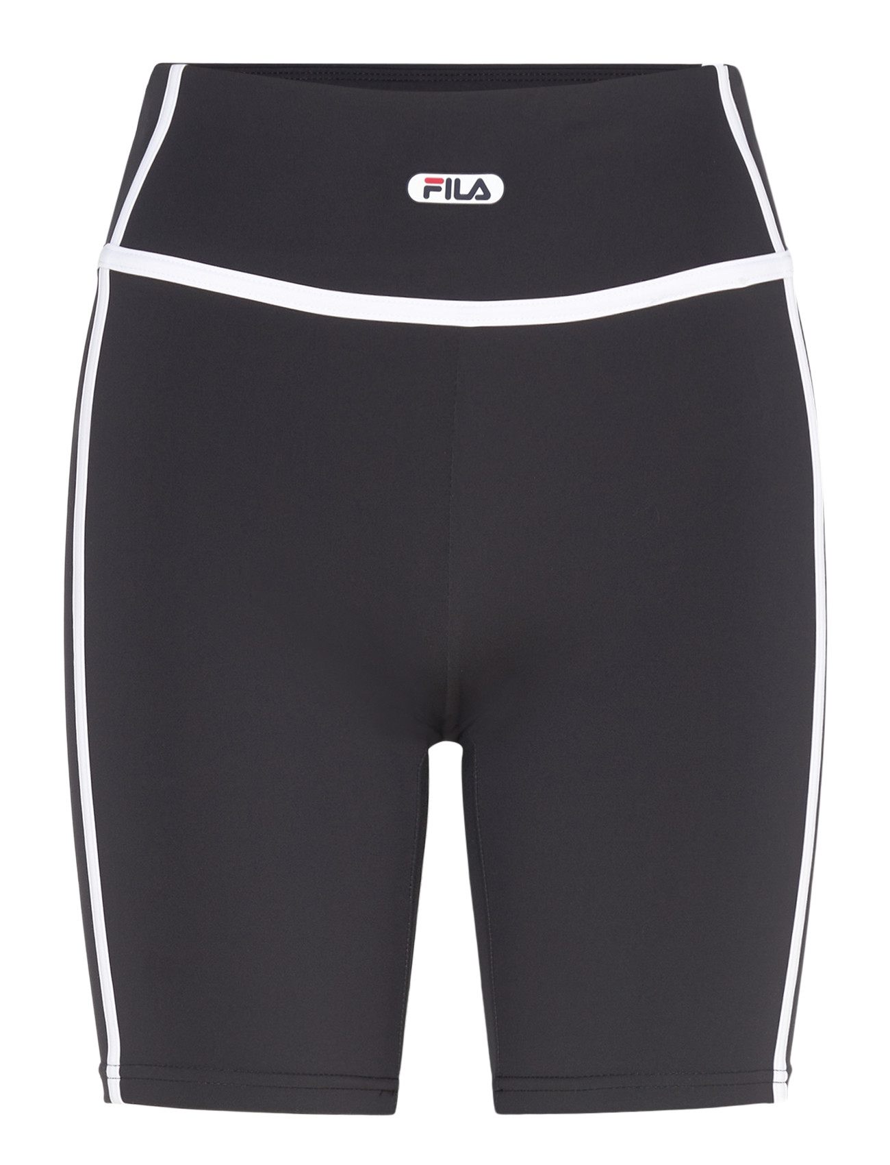 FILA Confini Slim Contrast Tape Shorts, XS, Black, Sportsbukser > Sportstræningsbukser, Dame