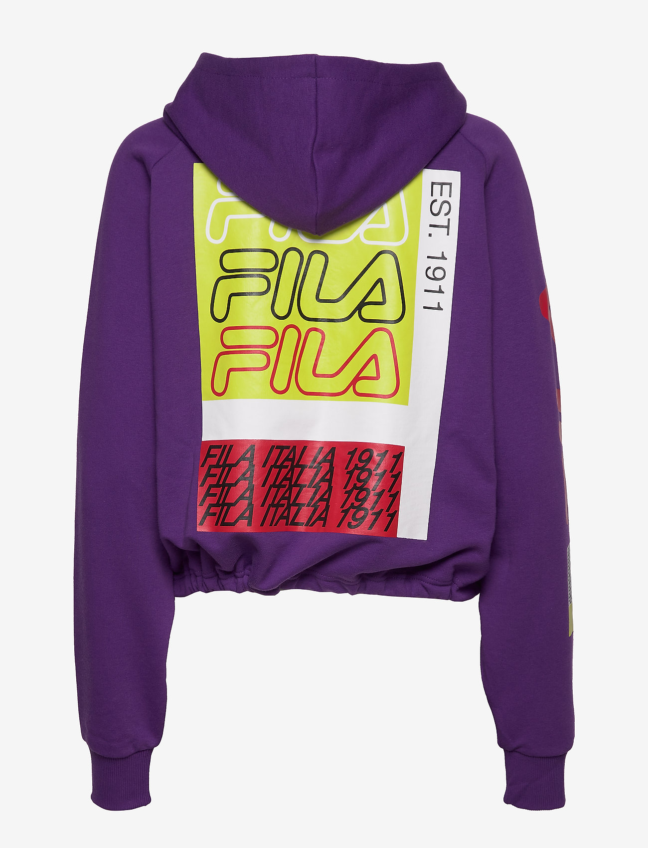 purple fila hoodie