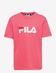 FILA - SOLBERG classic logo tee - pattern short-sleeved t-shirt - coral paradise - 0