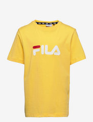 FILA - SOLBERG classic logo tee - pattern short-sleeved t-shirt - haba¤ero gold - 0