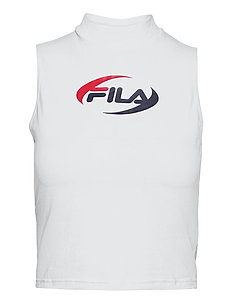 fila white crop top