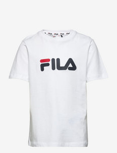 SOLBERG classic logo tee - pattern short-sleeved t-shirt - bright white