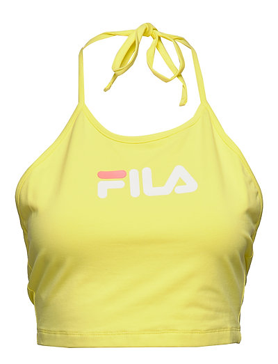 fila crop top yellow