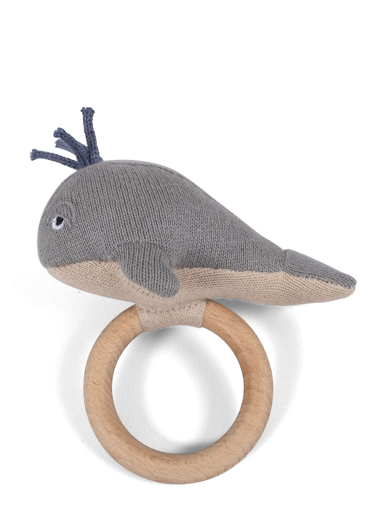Aktivitetslegetøj - Willie The Whale Rattle Grey Toys Baby Toys Rattles Grey Filibabba