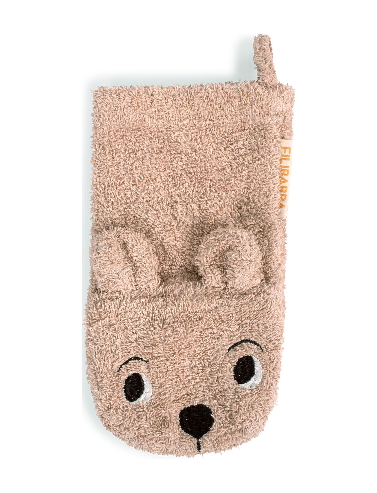 Bear Baby Bath Mitt Coral Filibabba