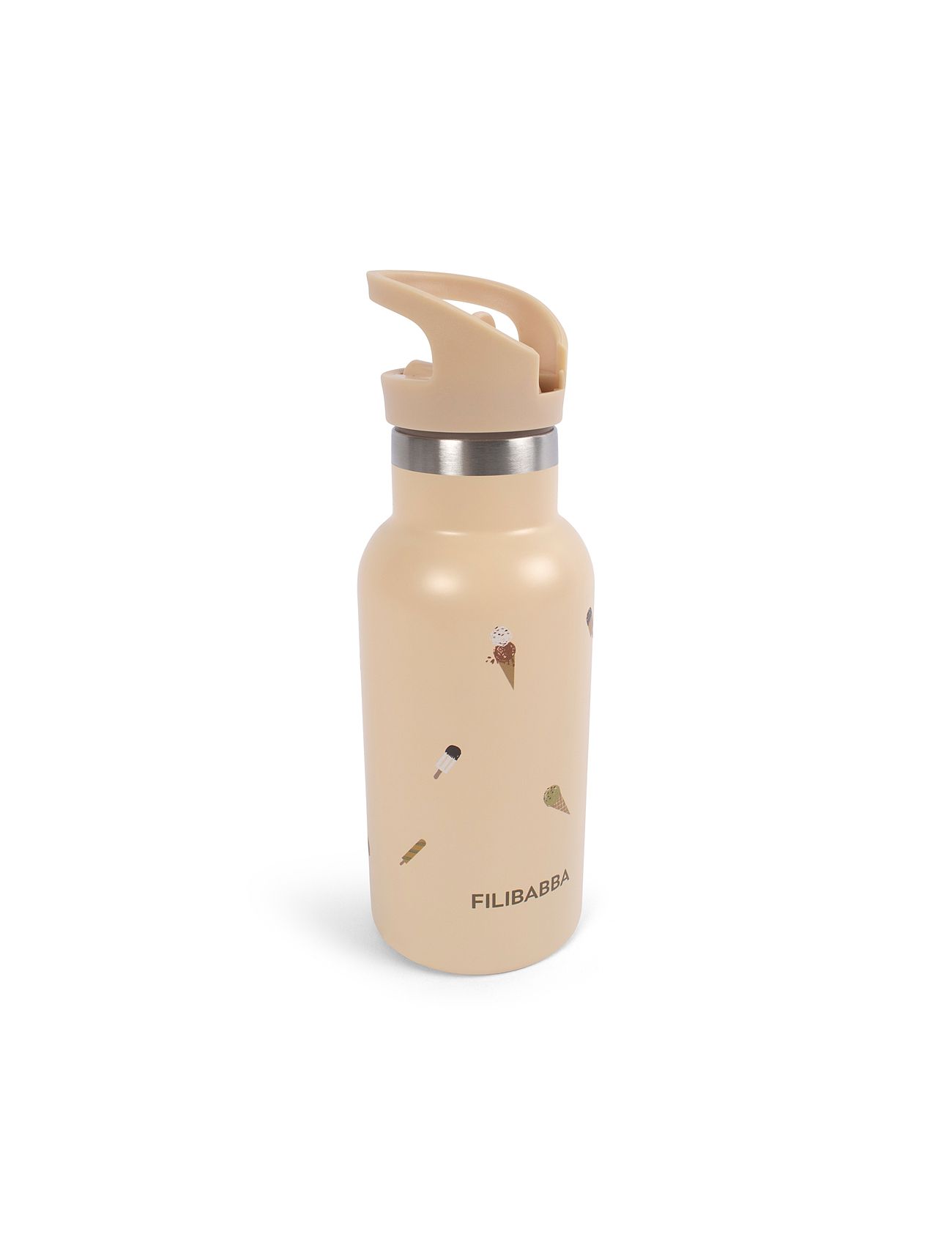 Stainless Steel Water Bottle - Cool Summer Home Meal Time Beige Filibabba