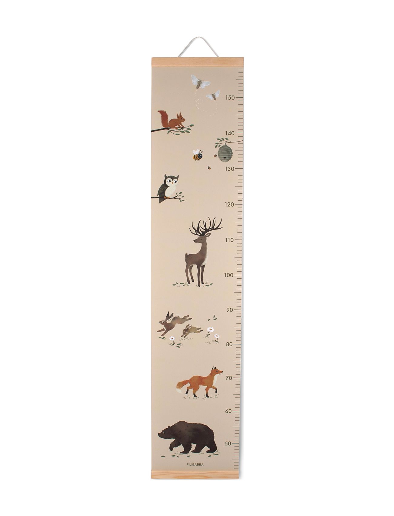 Growth Chart – Animals Of The Forest Home Kids Decor Wall Stickers Growth Chart Multi/patterned Filibabba