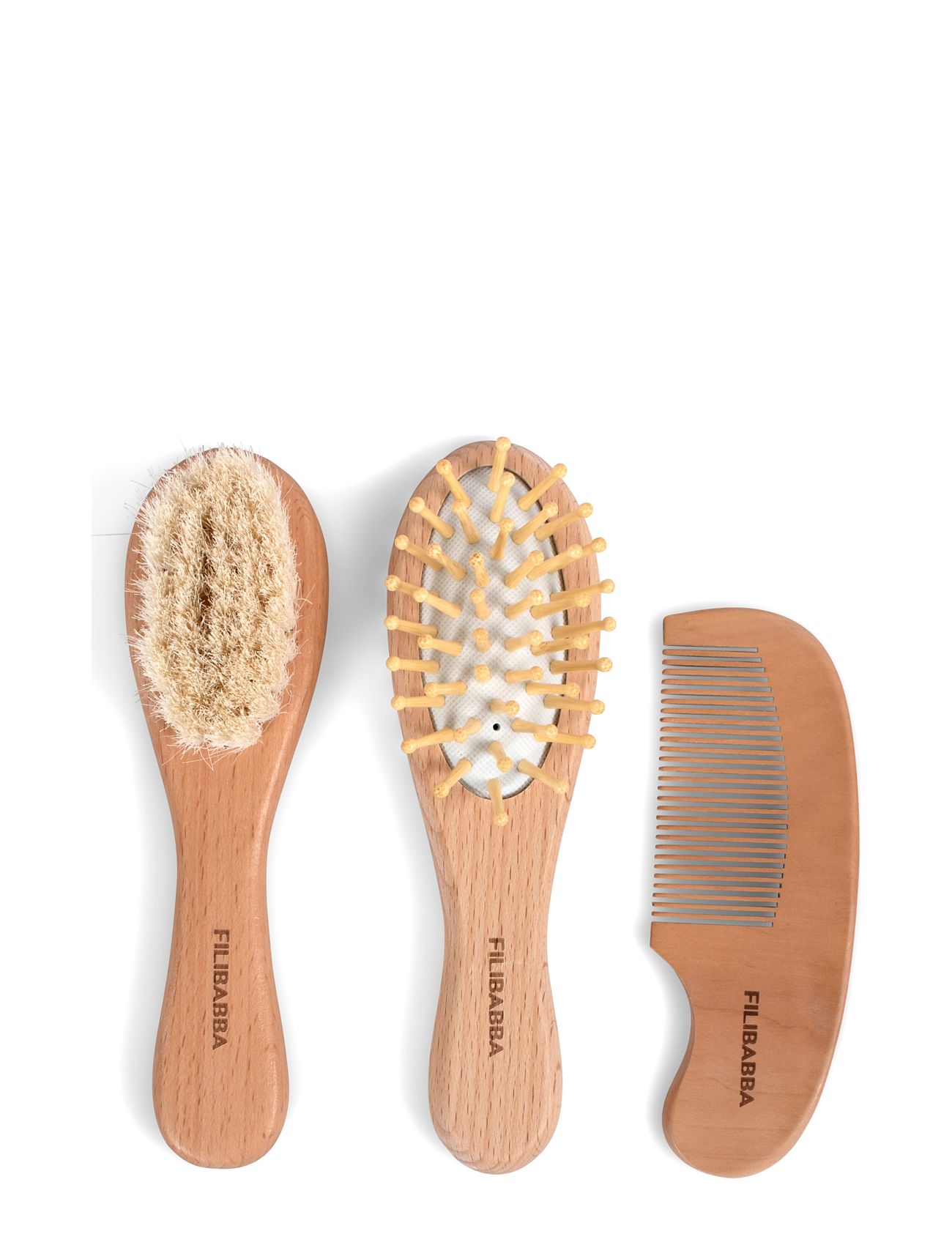 Baby Brush And Comb Set Baby & Maternity Care & Hygiene Baby Care Multi/patterned Filibabba