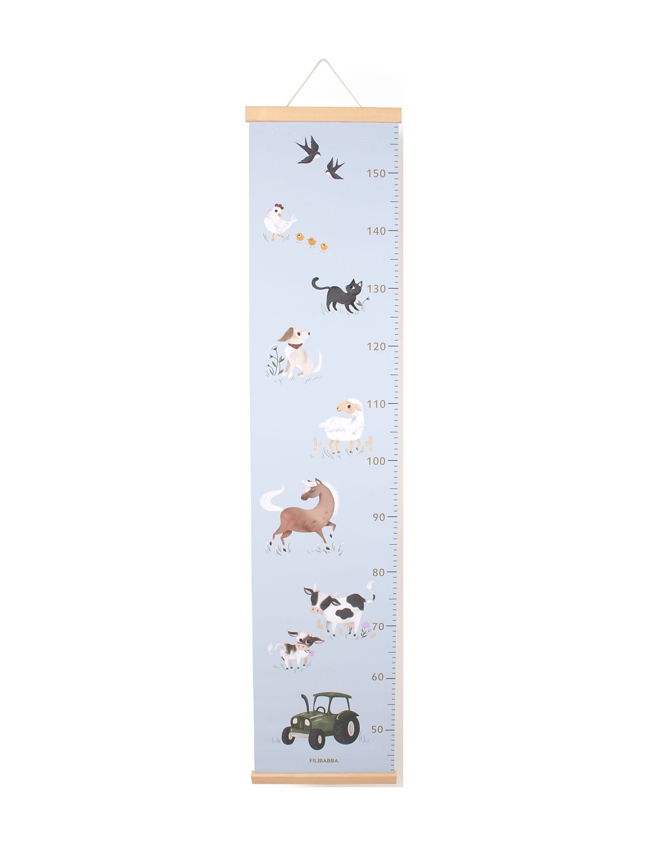 Growth Chart - Farm Animals Home Kids Decor Wall Stickers Growth Chart Multi/patterned Filibabba