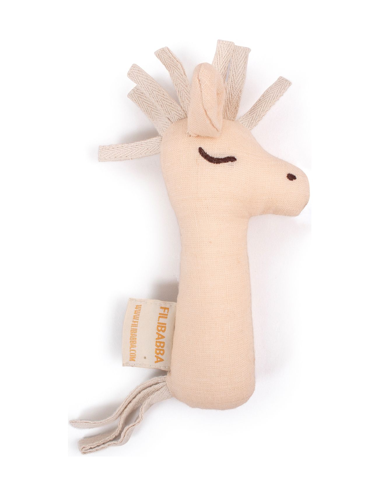 Linen Rattle - Horse Toys Baby Toys Rattles Multi/patterned Filibabba