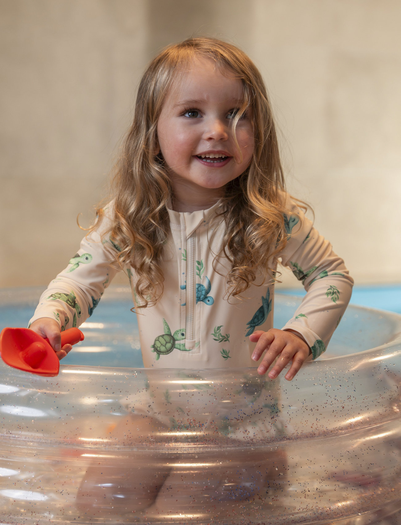 Filibabba Vilje – Uv-Dragt Ls 1-2 År – First Swim, 80-92, Multi/patterned, Uv-Tøj > Uv-Dragter, Børn