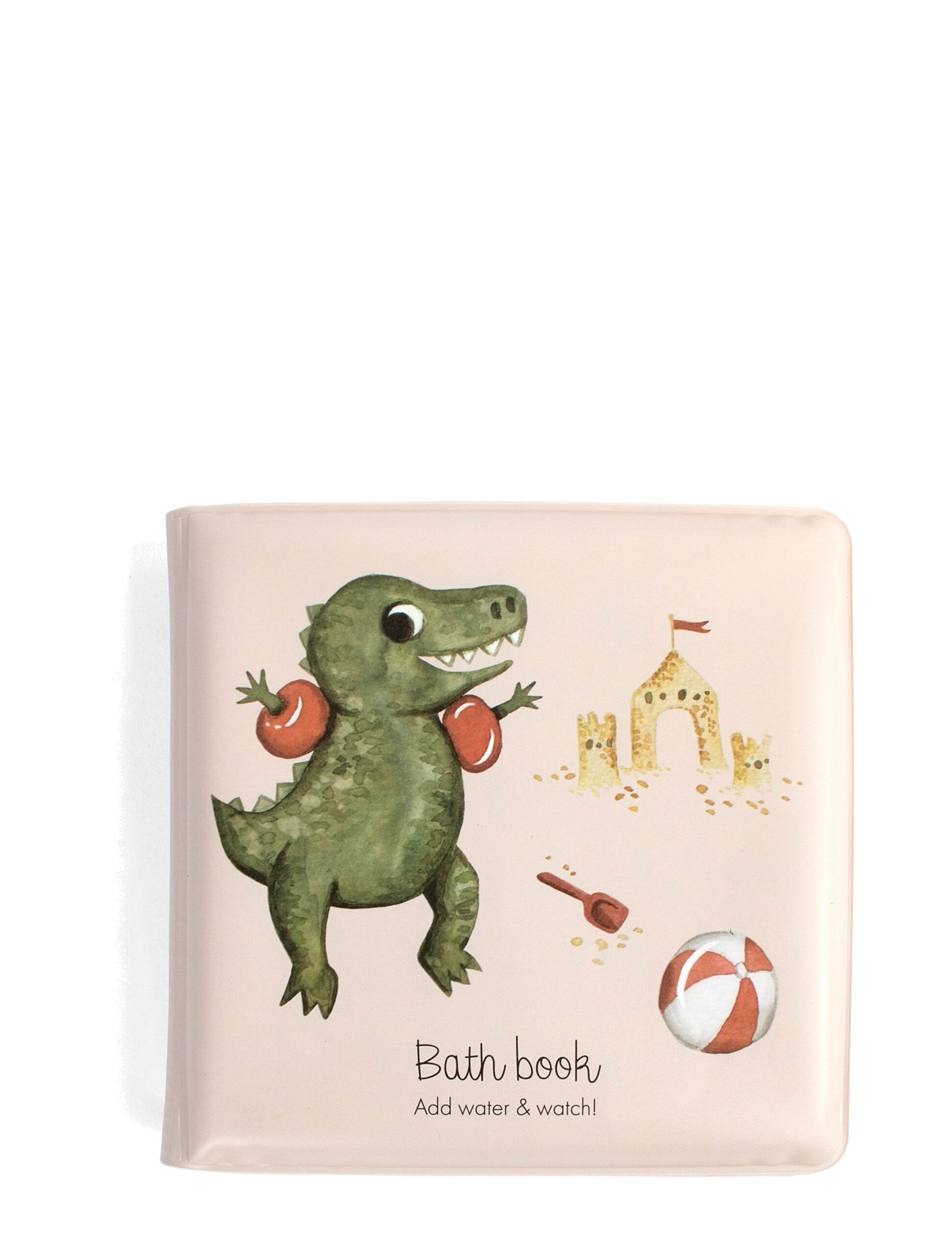 Bath Book - Dino Beach Toys Kids Books Baby Books Multi/patterned Filibabba