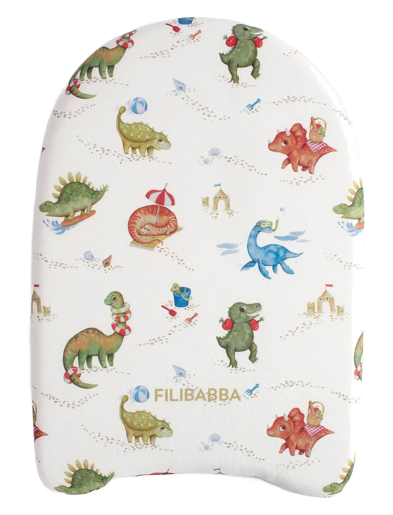 Bodyboard - Dino Beach Toys Bath & Water Toys Water Toys Other Water Toys Cream Filibabba