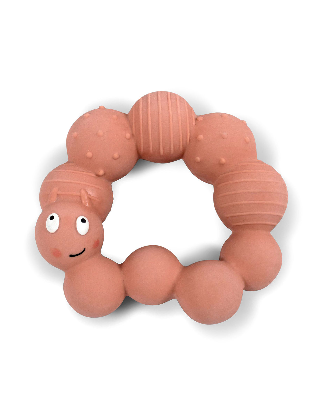 Bidedyr - Lily The Larva Peach Toys Baby Toys Teething Toys Beige Filibabba
