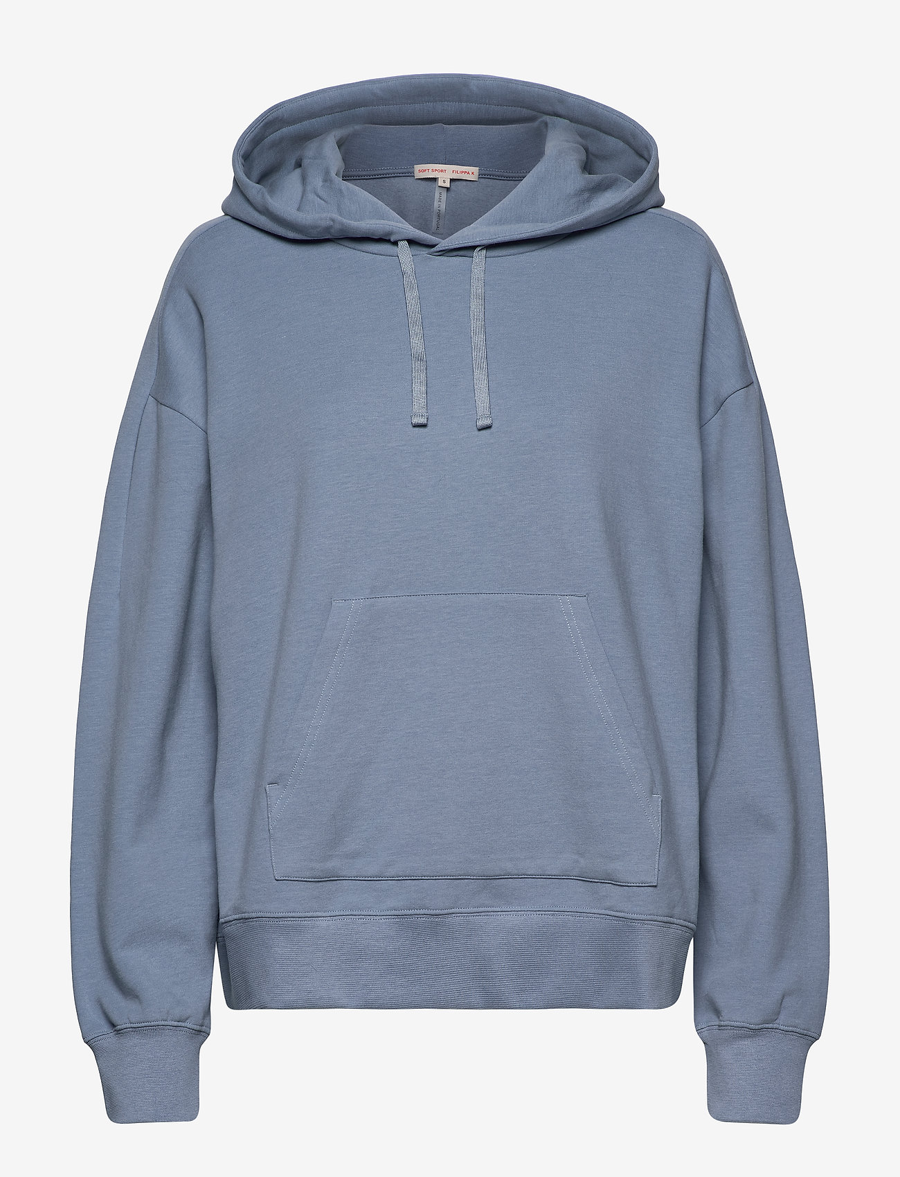 soft blue hoodie