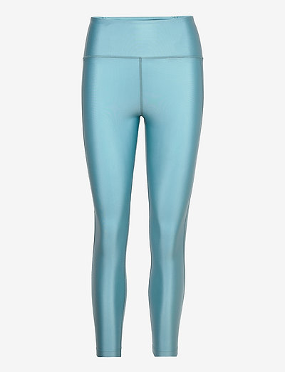 Cropped Gloss Legging - 7/8 length - turquoise