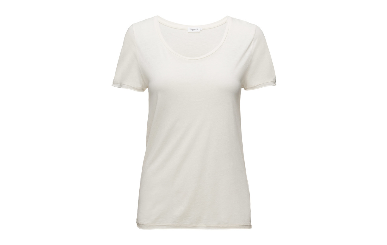 Filippa K Canvas Neck 33 67 Scoop Coton Tee Lyocell rrwAOqd6Ix
