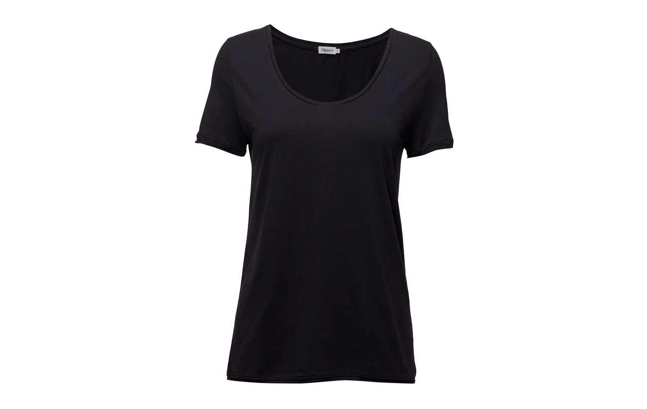 Filippa K Canvas Neck 33 67 Scoop Coton Tee Lyocell rrwAOqd6Ix