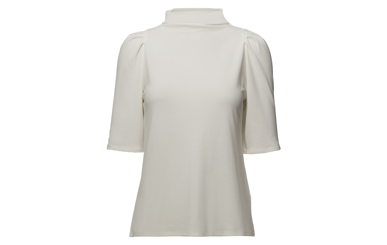 Cream Crepe Filippa 100 Cotton Coton Pleat K Top PwXzx
