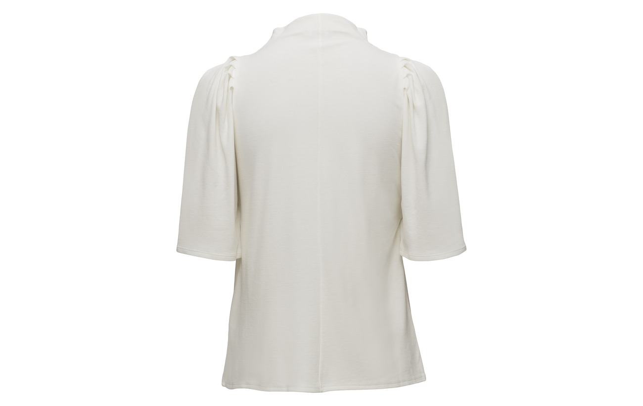 Cream Crepe Filippa 100 Cotton Coton Pleat K Top PwXzx