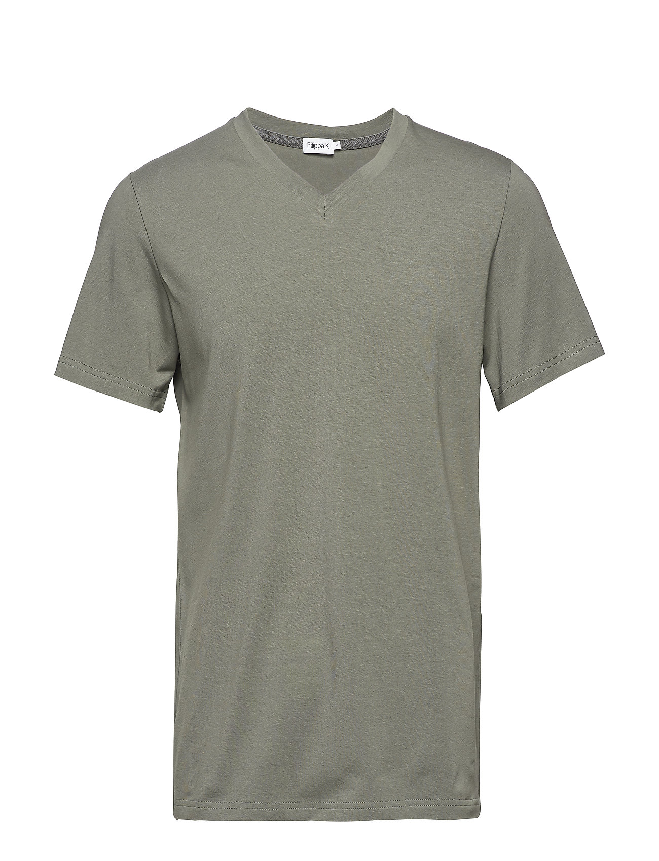 Filippa K M. Lycra V Neck Tee Ögrönlar Filippa K M. Lycra V Neck Tee Ögrönlar