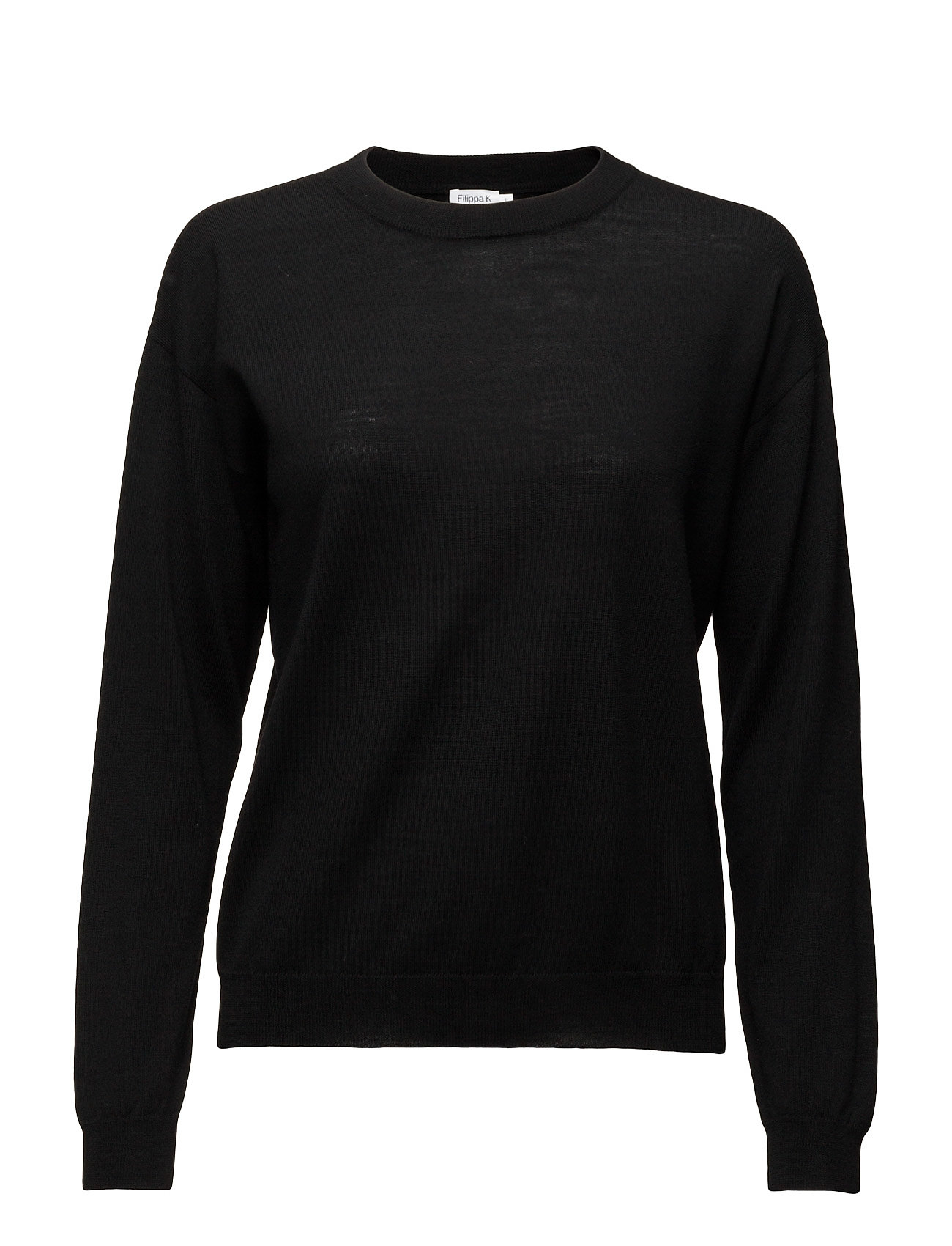 Filippa K Merino R Neck Pullover Gebreide Trui Zwart filippa k kopen in de aanbieding Filippa K Merino R Neck Pullover Gebreide Trui Zwart filippa k kopen in de aanbieding