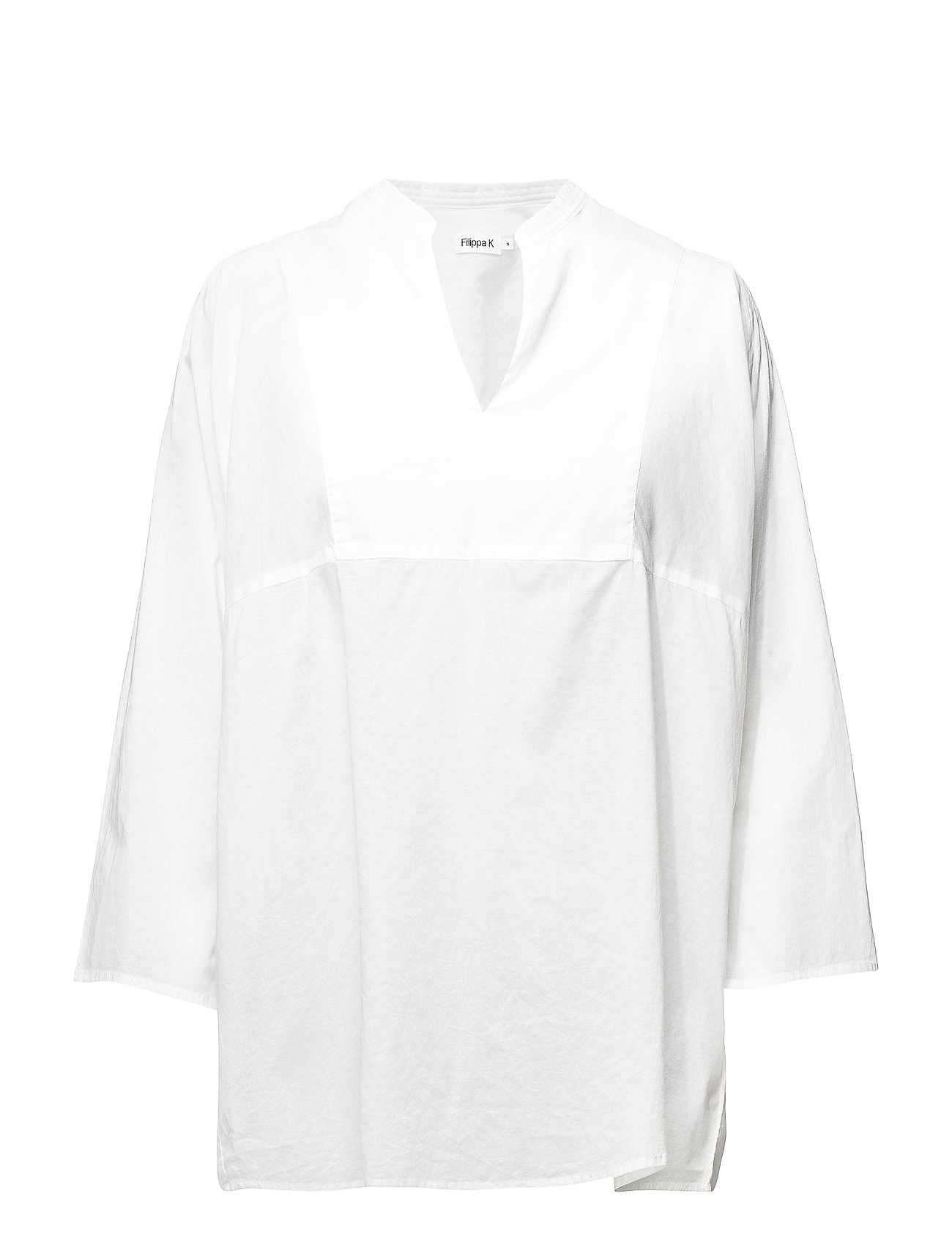 Filippa K Light Pleat Blouse Lange Mouwen Wit filippa k kopen in de aanbieding