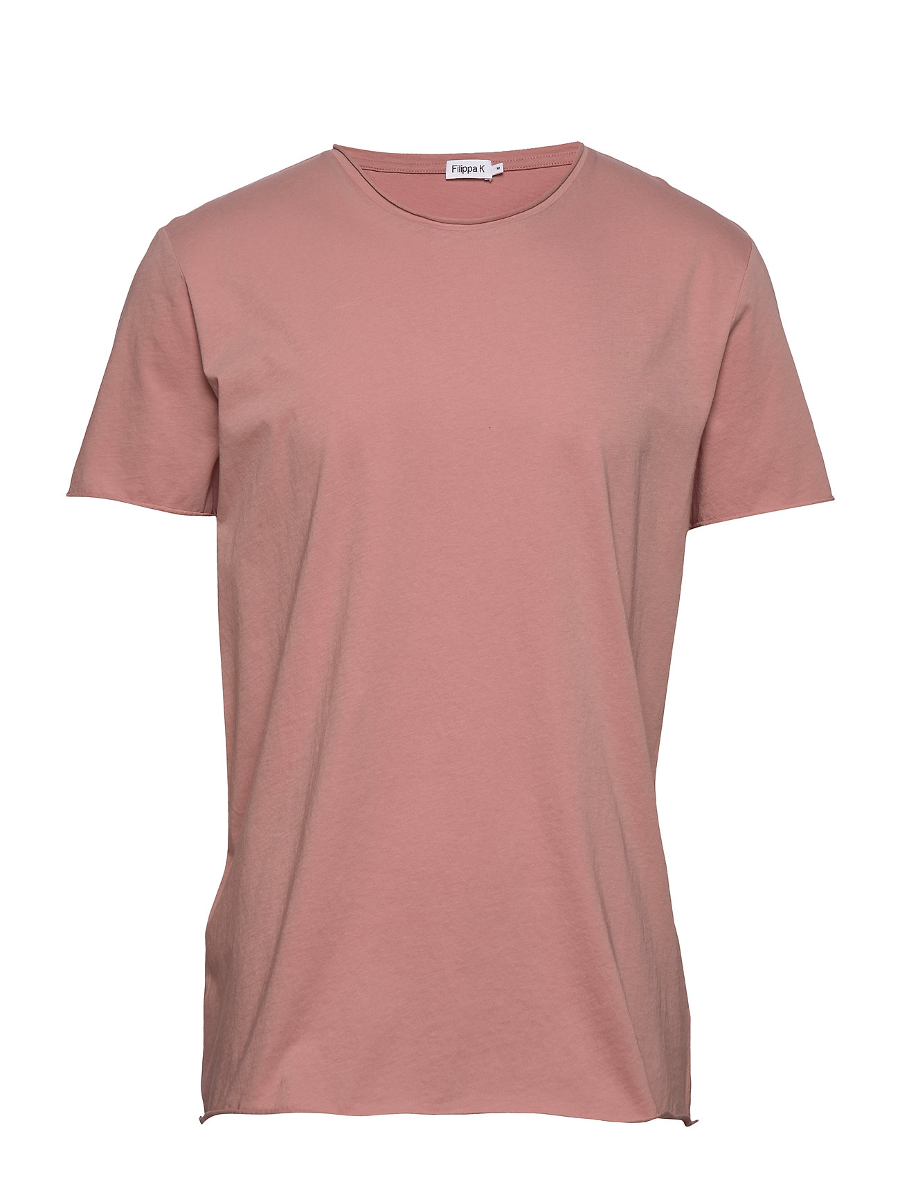M. Roll Neck Tee T-shirts Short-sleeved Vaaleanpunainen Filippa K