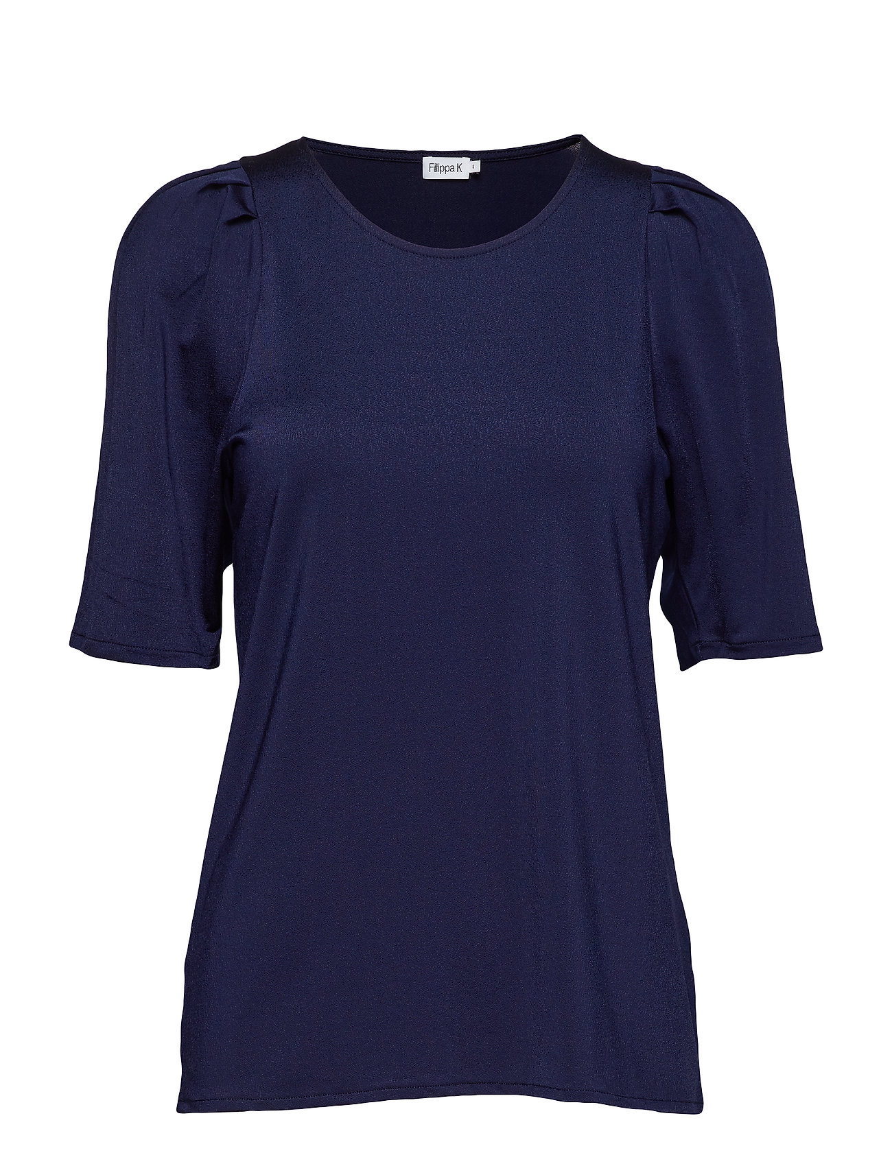 Filippa K Pleat Top Blouse Korte Mouwen Blauw filippa k kopen in de aanbieding Filippa K Pleat Top Blouse Korte Mouwen Blauw filippa k kopen in de aanbieding