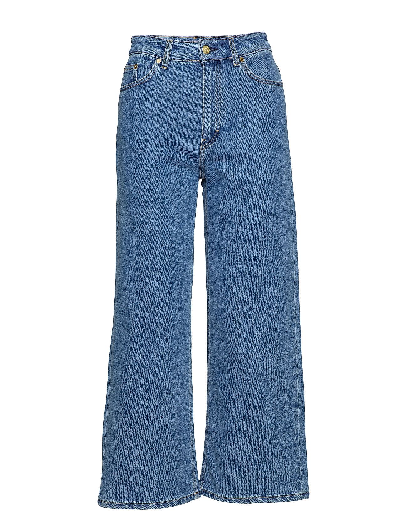 Filippa K Laurie Washed Jean Wijde Jeans Blauw filippa k kopen in de aanbieding
