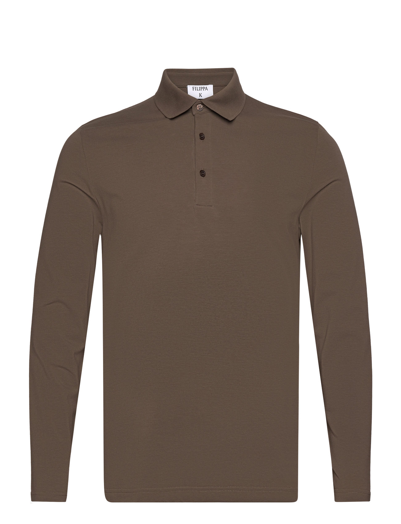 Luke Stretch Polo Shirt Brown Filippa K