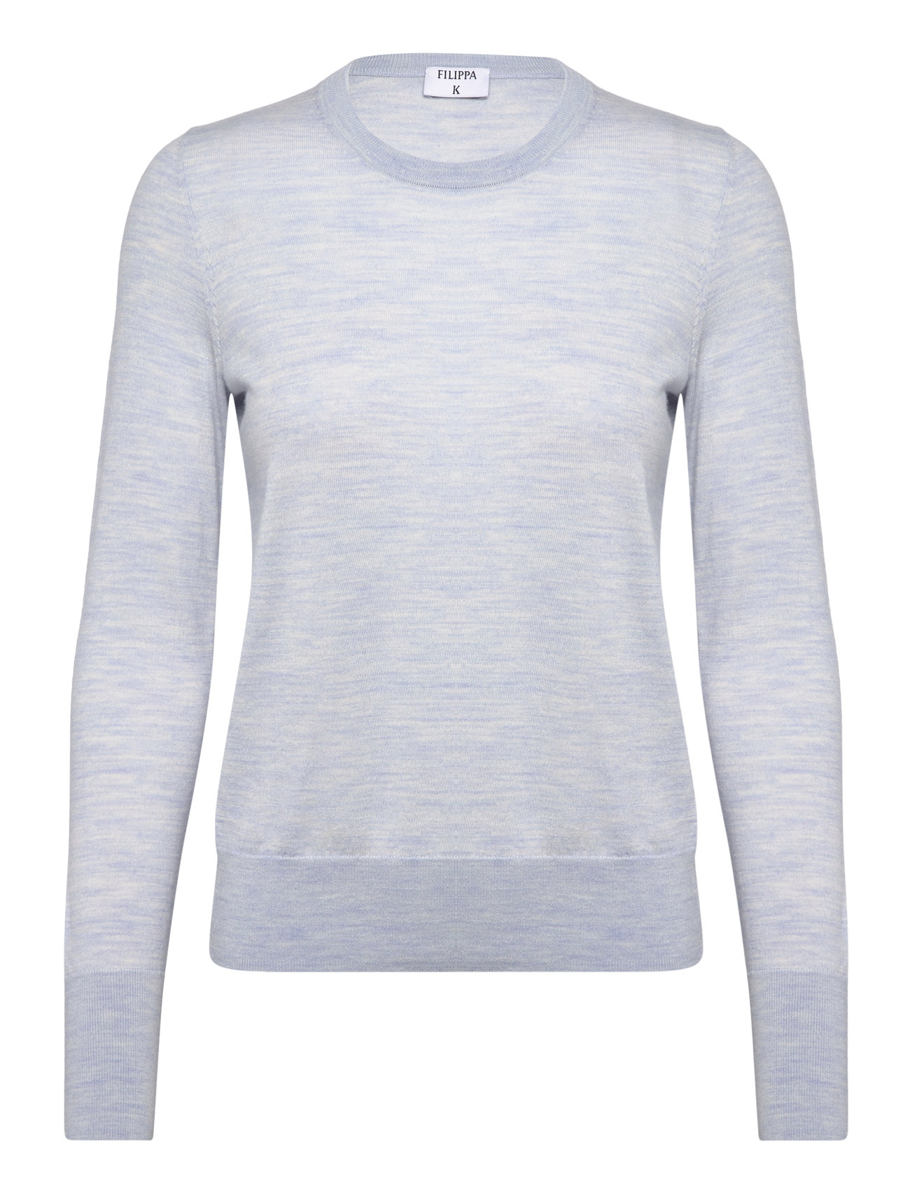 Merino R-Neck Sweater Blue Filippa K