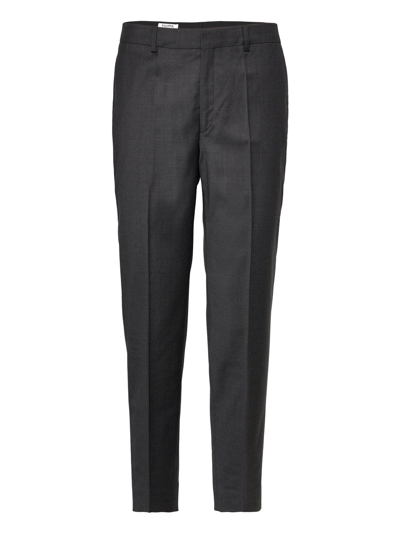 Emma Cropped Cool Wool Trouser Designers Trousers Suitpants Grey Filippa K