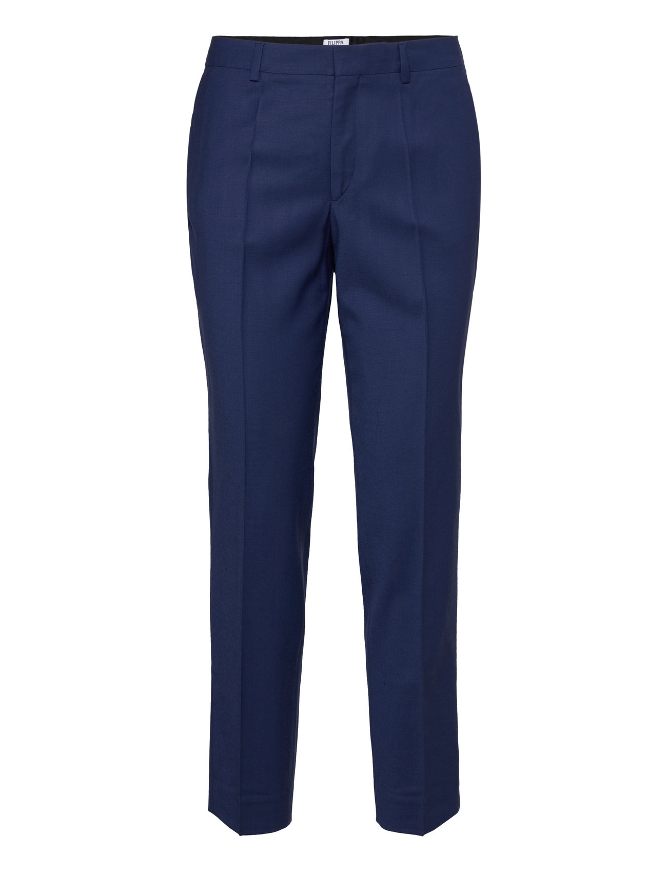 Emma Cropped Cool Wool Trouser Designers Trousers Suitpants Navy Filippa K